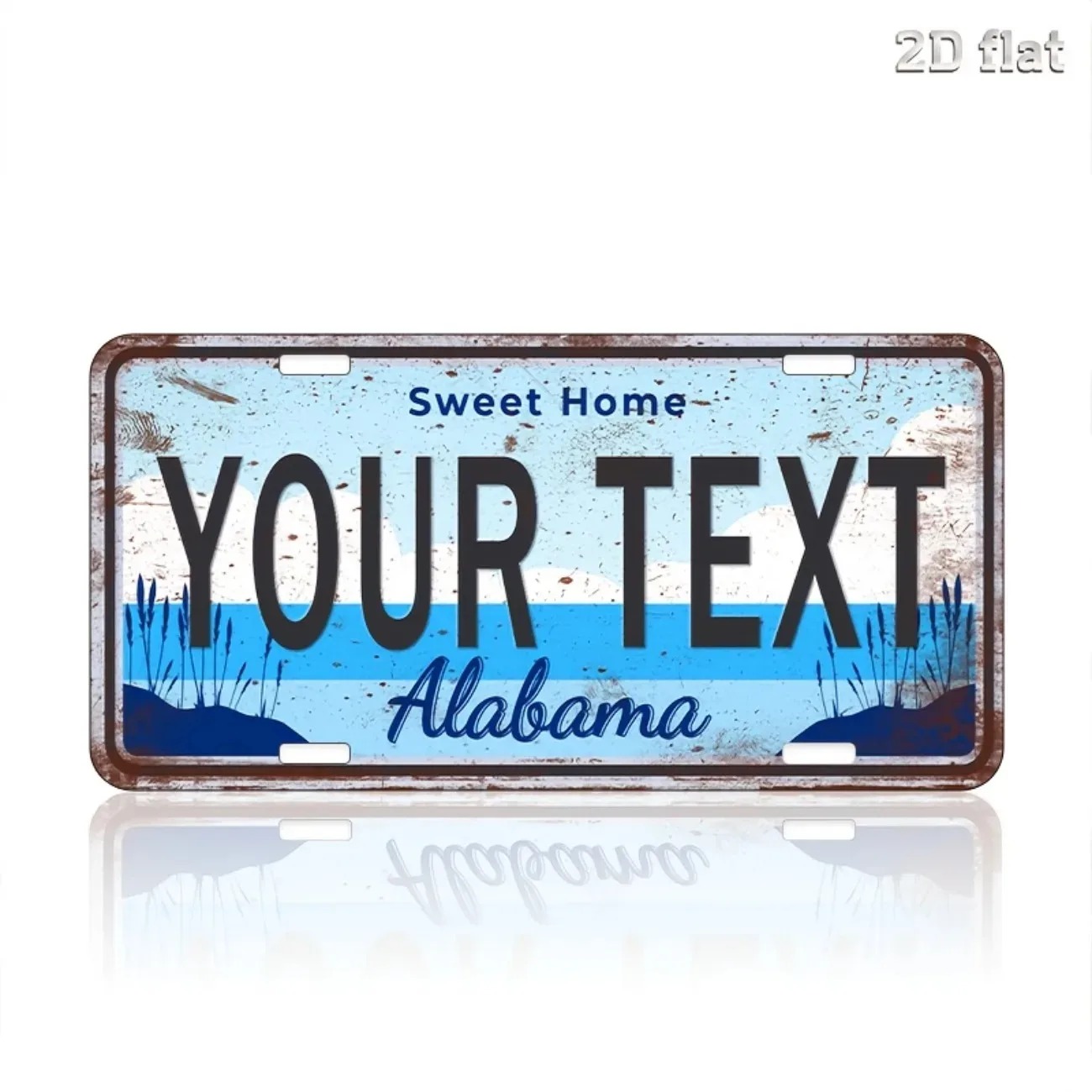 Home Bar Signs - 1PC Personalized Custom US State Metal
