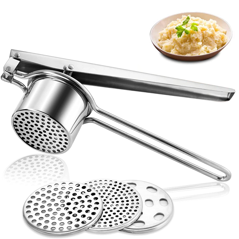 Citrus Juicer Bar - LMETJMA Stainless Steel Potato Ricer Manual