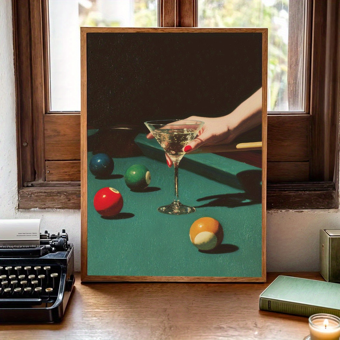 1pc Vintage Billiards Cocktail - Home Bar Set 评论和价格