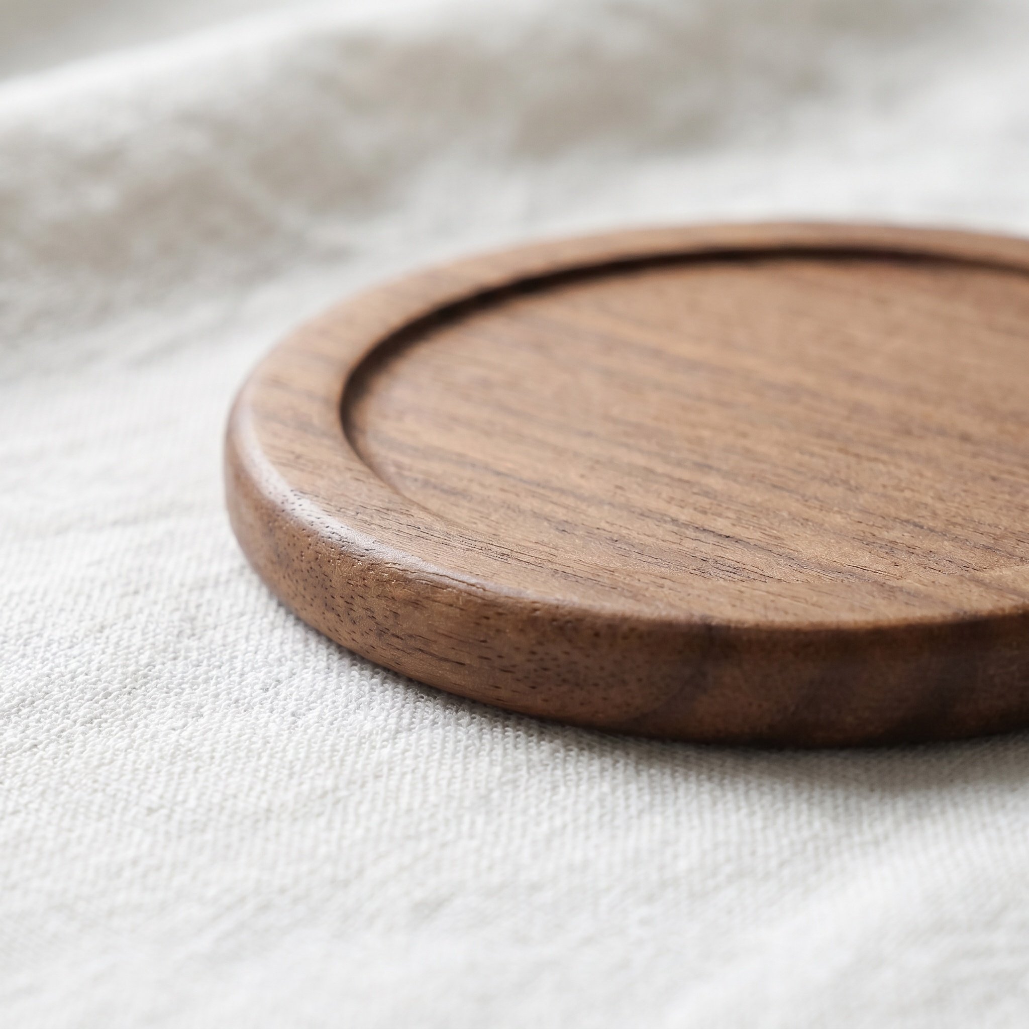 6Pcs Round Wooden Coasters Mad - Home Bar Set 评论和价格