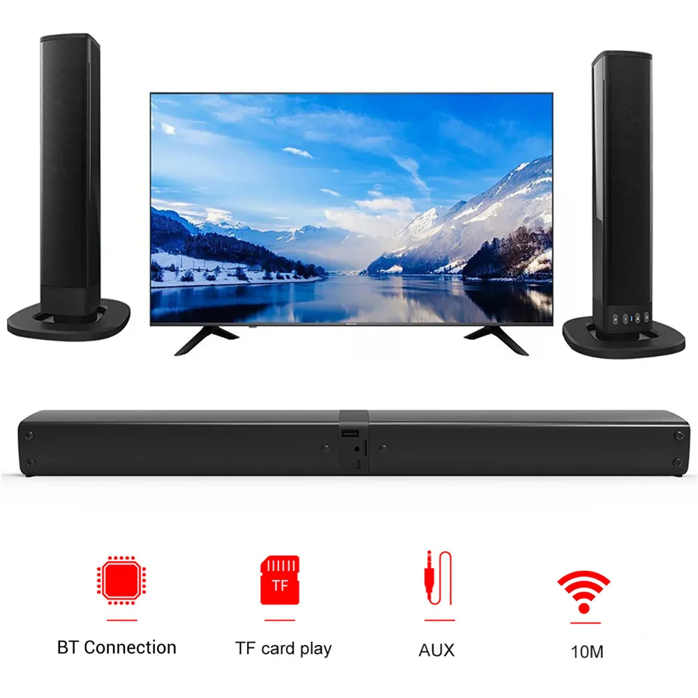 Wireless Bluetooth TV Sound Ba - Home Bar And Theater 评论和价格