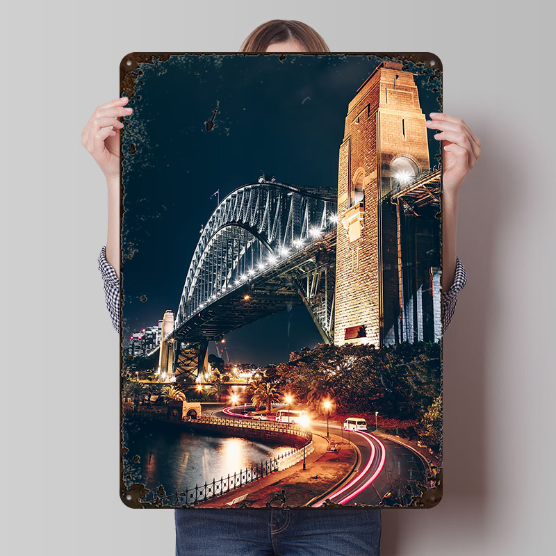 Sydney Harbour Bridge Poster C - Home Bar Sydney 评论和价格