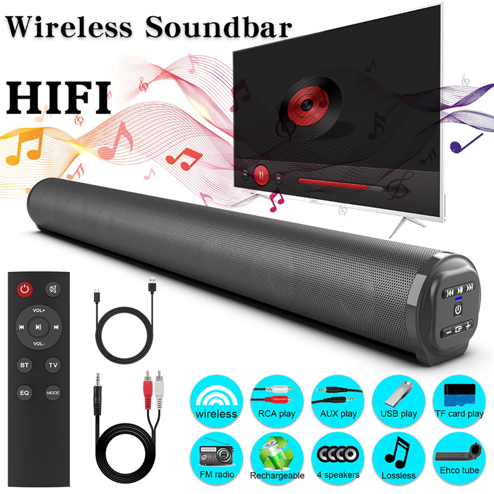 Sound Bar TV Sound System Blue - Home Bar And Theater 评论和价格