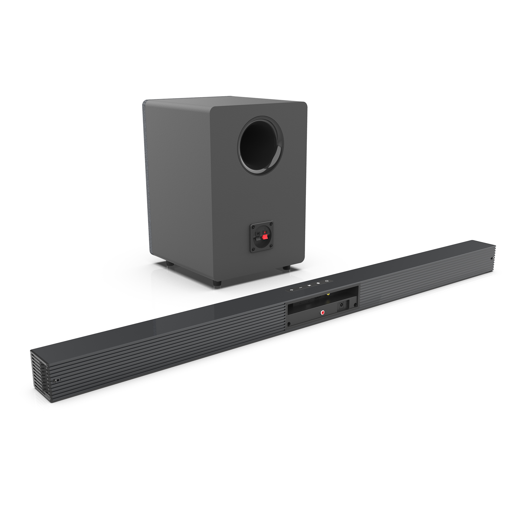 84W TV Sound Bar with Subwoofe - Home Bar And Theater 评论和价格