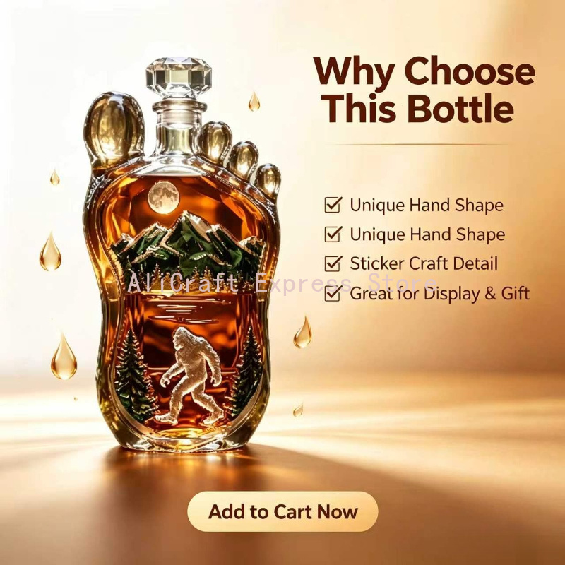 Bigfoot Footprint Whiskey Deca - Home Bargains 评论和价格