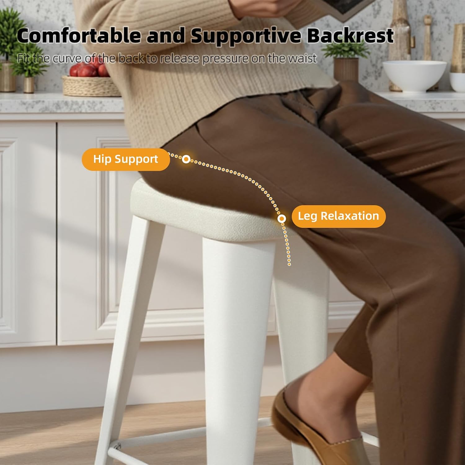 Bar Stools Set of 4, 26
