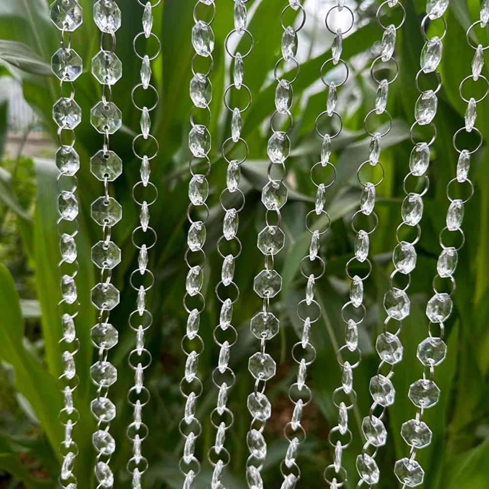 10PCS 100cm Clear Beaded Curta - Home Bargains 评论和价格
