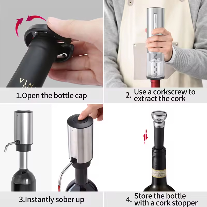 4-in-1 Rechargeable Electric W - Home Bar Set 评论和价格