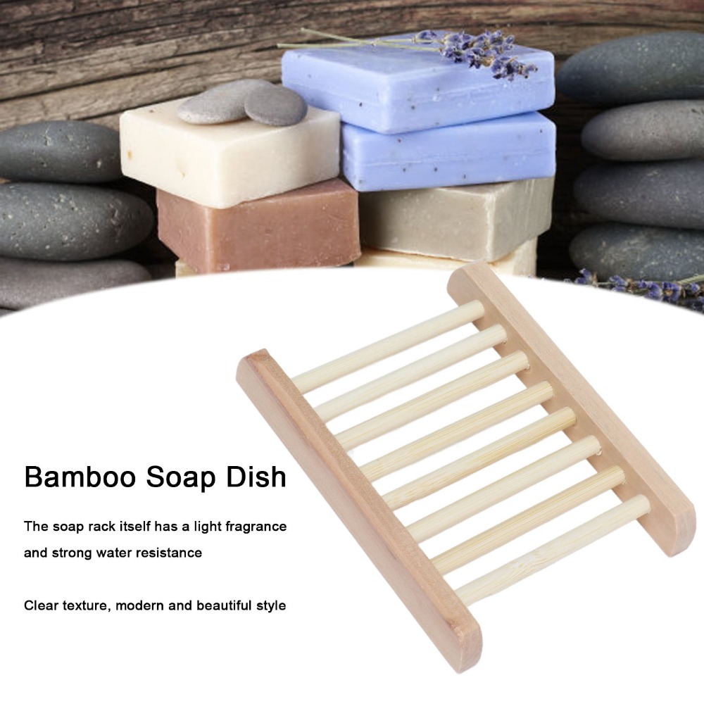 5 PCS Natural Wood Soap Dish S - Home Bar Supplies 评论和价格