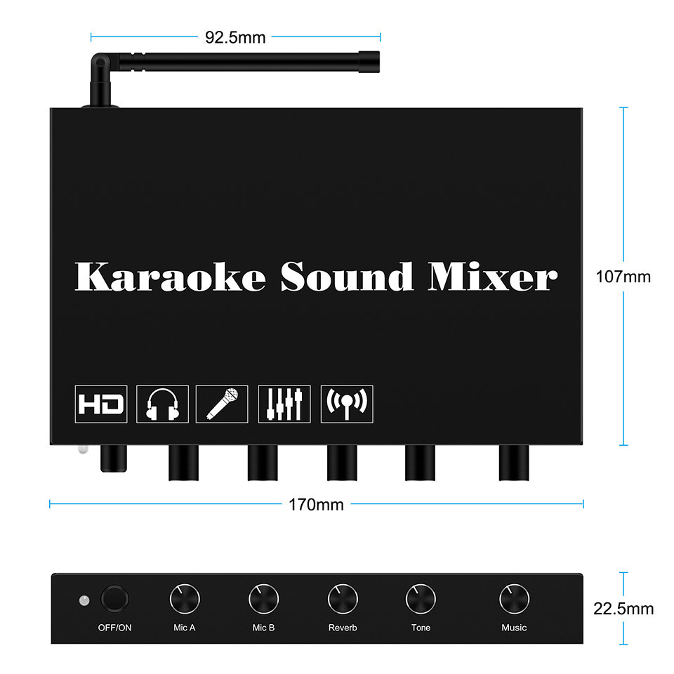 HDMI Karaoke Player Mixer Home - Home Bar And Theater 评论和价格