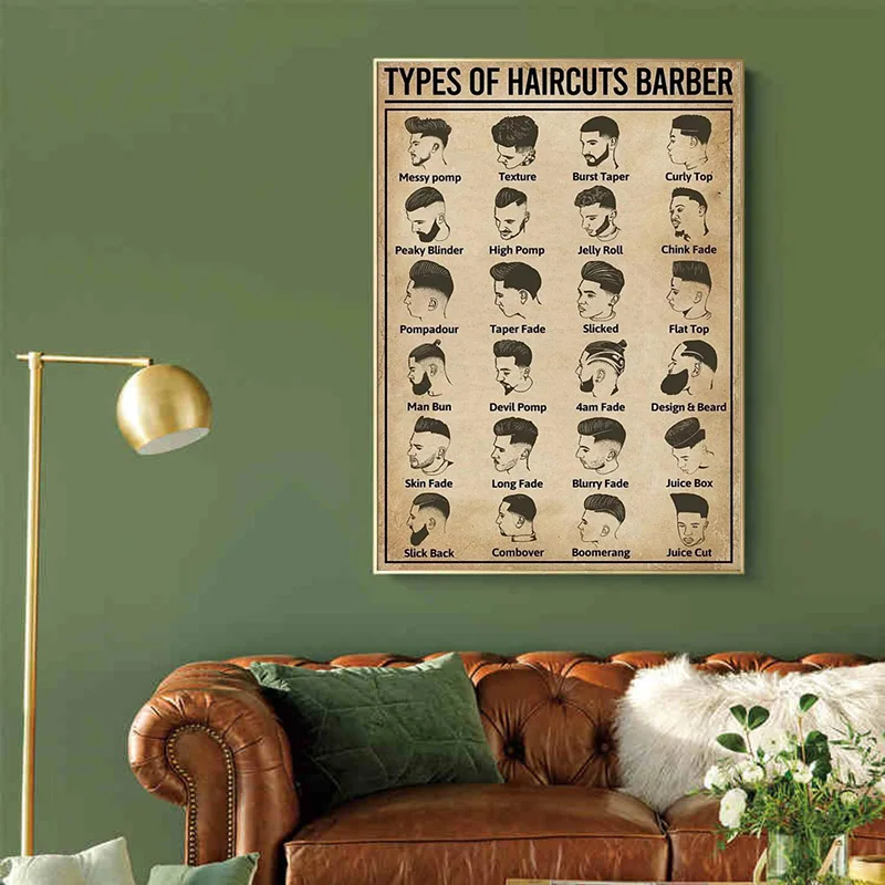 Retro Types Of Haircuts Barber - Home Barbershop 评论和价格