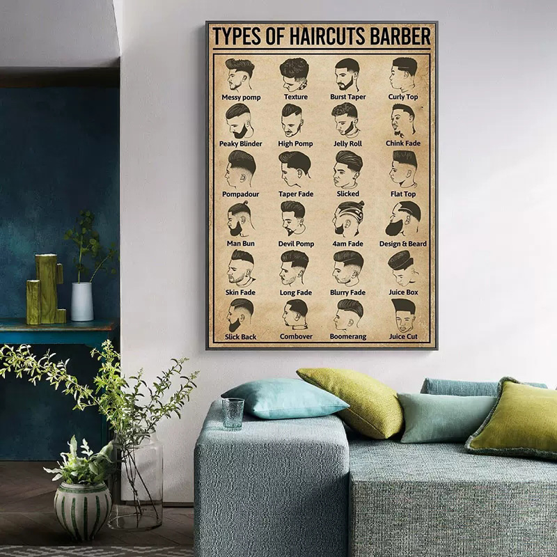 Retro Types Of Haircuts Barber - Home Barbershop 评论和价格