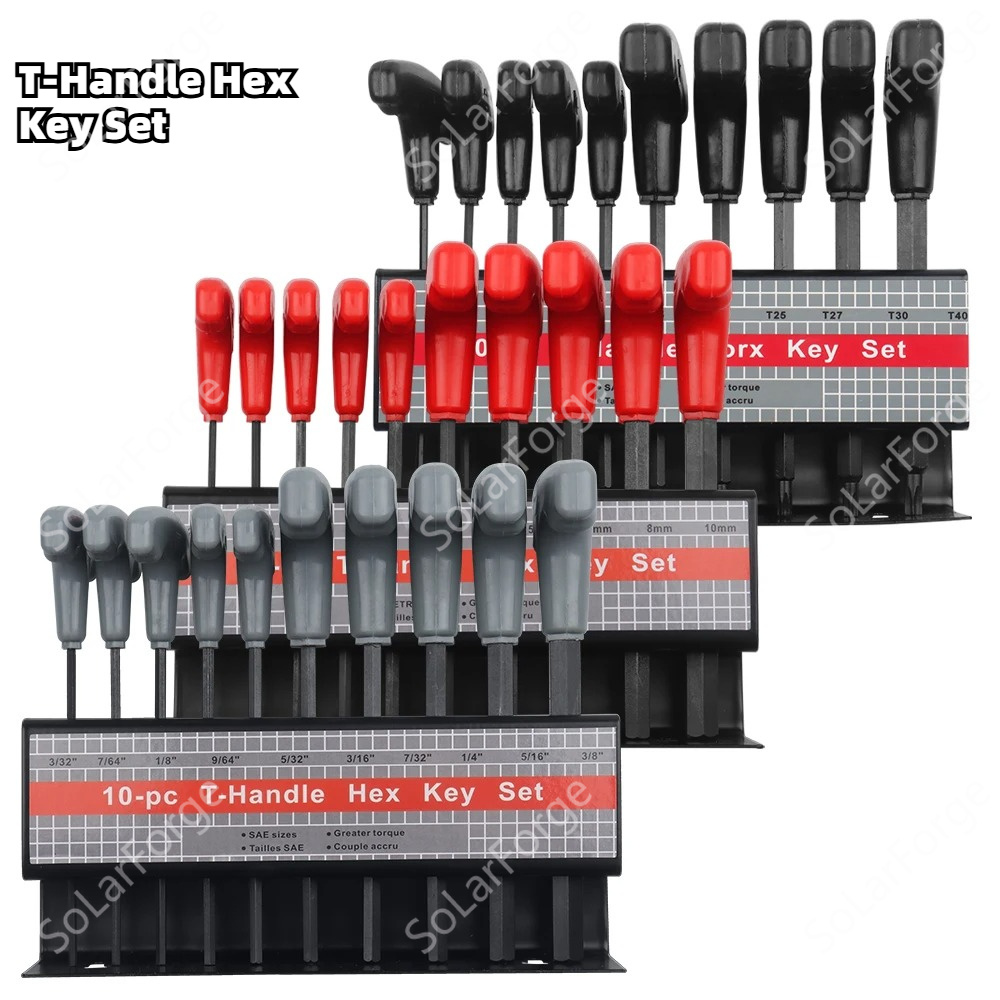 10pc Metric or Inch T-Handle H - Home Bar Supplies 评论和价格
