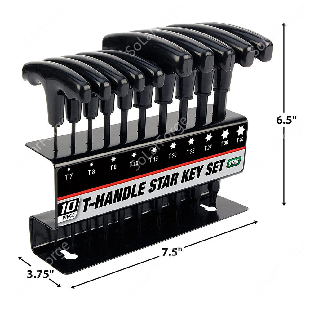 10pc Metric or Inch T-Handle H - Home Bar Supplies 评论和价格