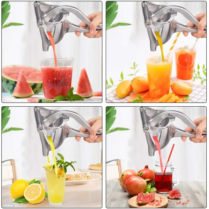 Manual Juice Squeezer Aluminum - Citrus Juicer Bar 评论和价格