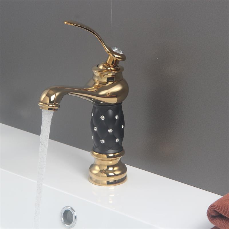 Washbasin Faucet Gold Crystal  - Home Bar Sink 评论和价格
