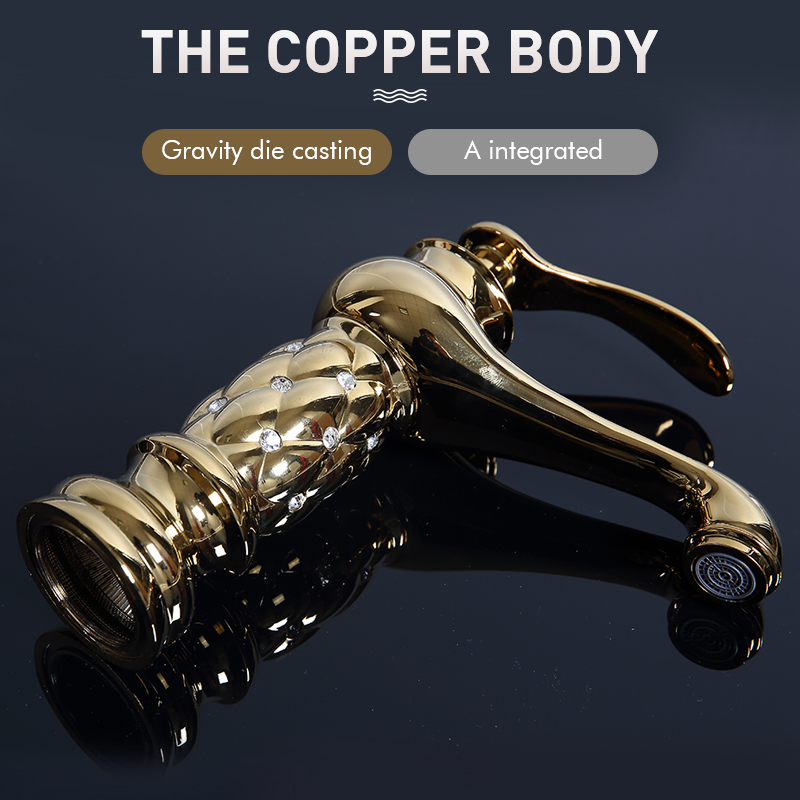 Washbasin Faucet Gold Crystal  - Home Bar Sink 评论和价格