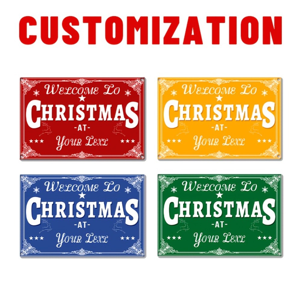 Custom 2D Flat Merry Christmas - Home Bar Signs 评论和价格
