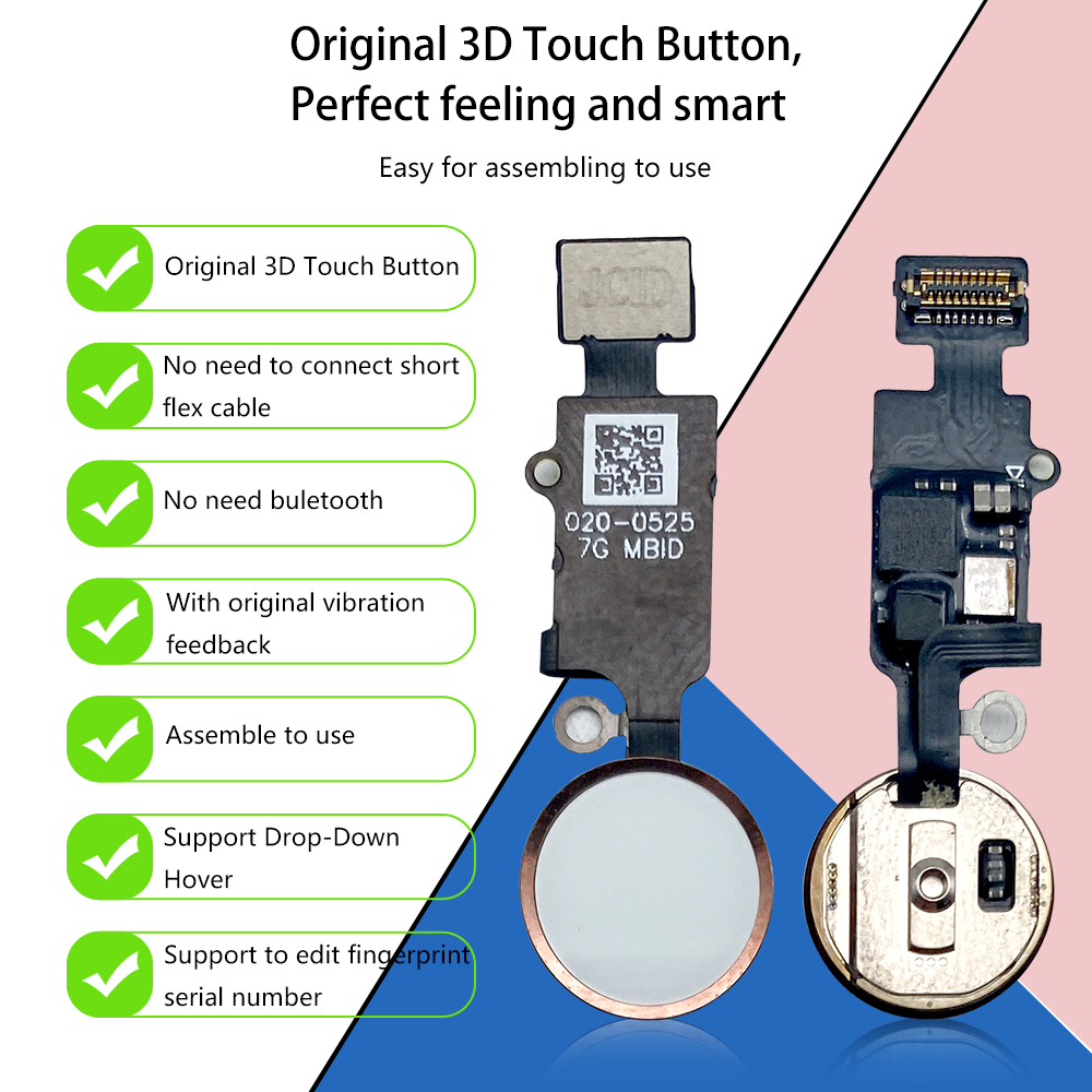 JC 6th 3D Home Button Flex For - Home Bar Iphone 评论和价格