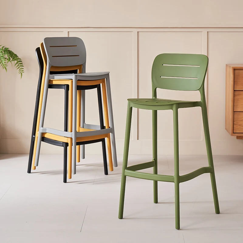 Luxury Plastic Bar Chairs Stac - Home Bar Lounge 评论和价格