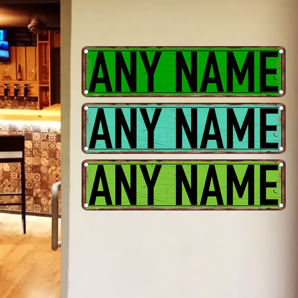 2D Flat 16 Colors Custom Alumi - Home Bar Signs 评论和价格