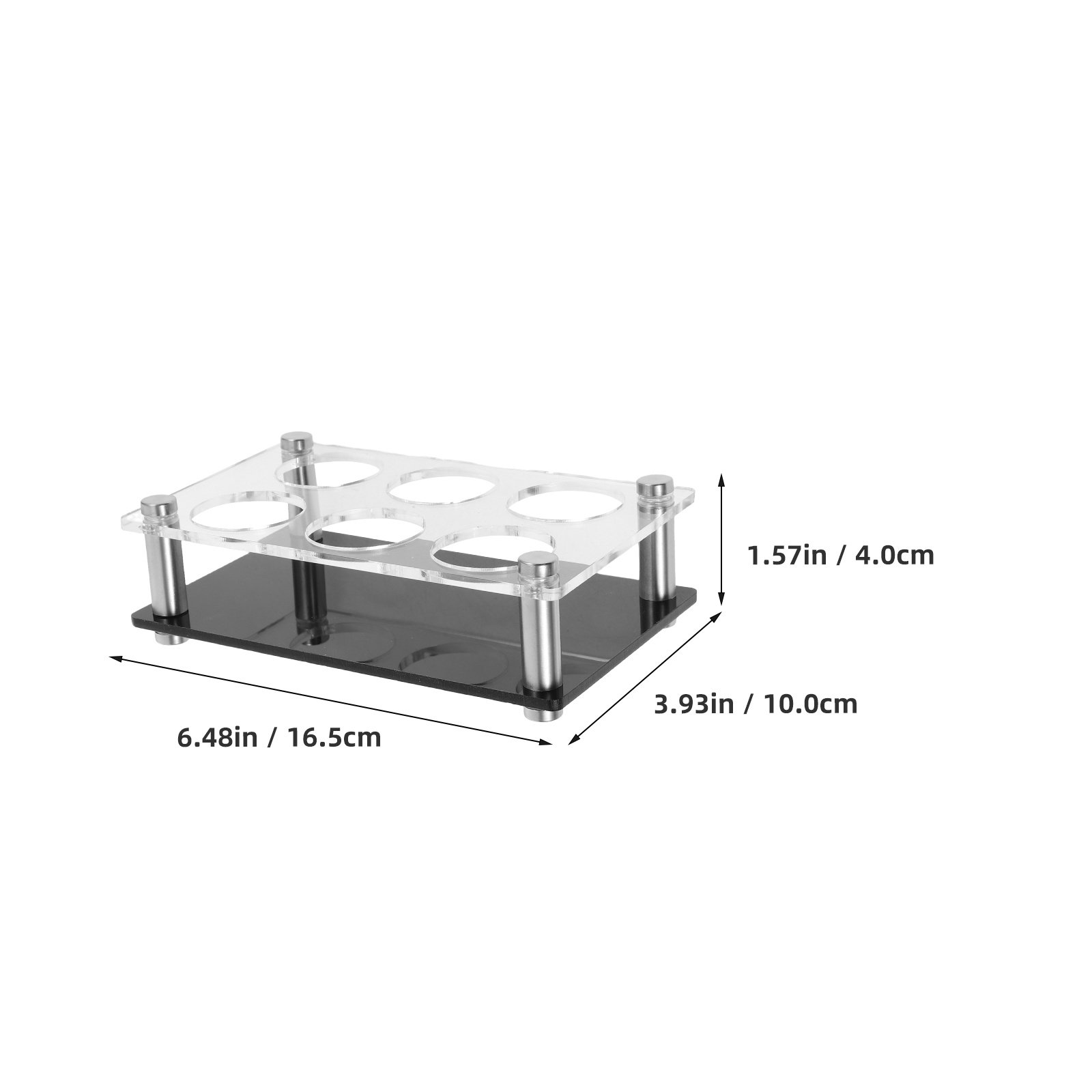 Shot Glass Holder 6 Holes Clea - Home Bar Stand 评论和价格