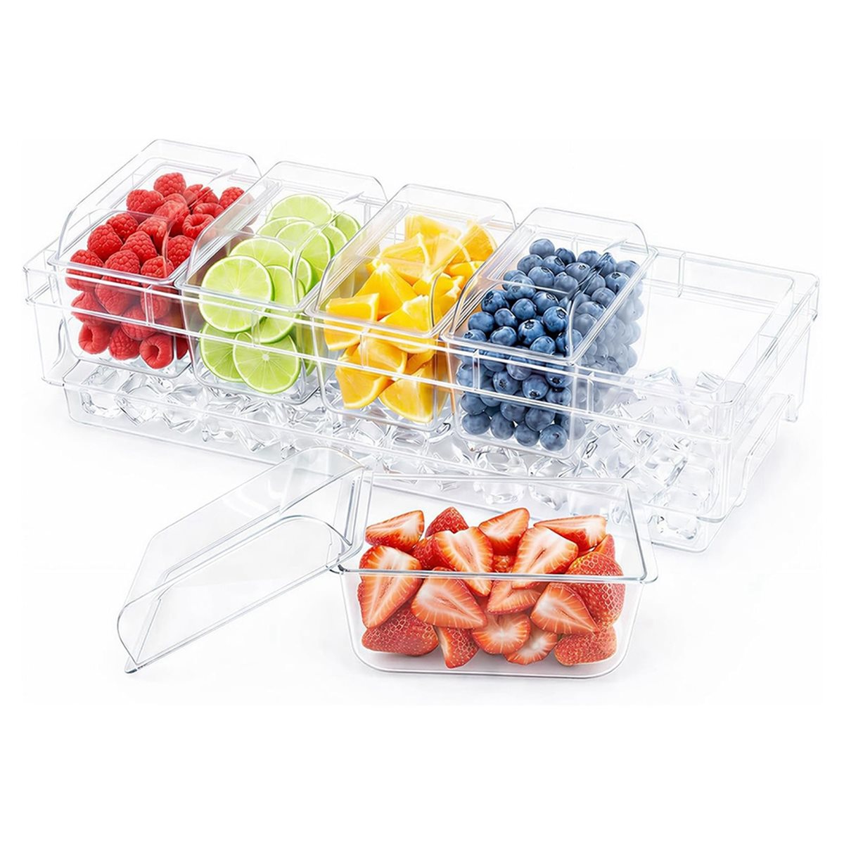 Chilled Condiment Containers,T - Garnish Tray Set 评论和价格