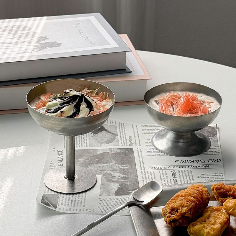 Stainless Steel Ice Cream Cup  - Home Bar Supplies 评论和价格