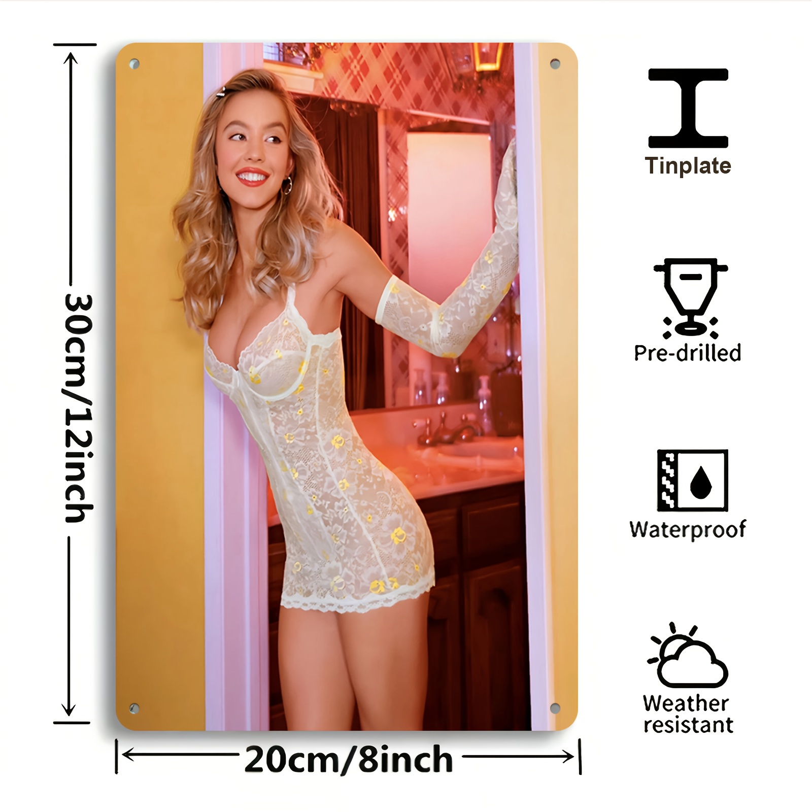 Sydney Sweeney Euphoria Metal  - Home Bar Sydney 评论和价格