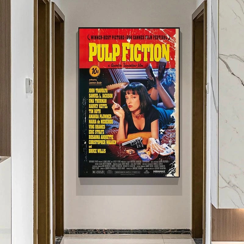 Classic Movie Pulp Fiction Pos - Home Bar And Theater 评论和价格