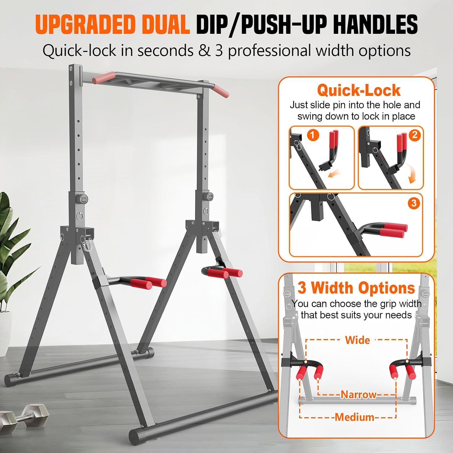 Foldable Power Tower Dip Stati - Home Bar Stand 评论和价格