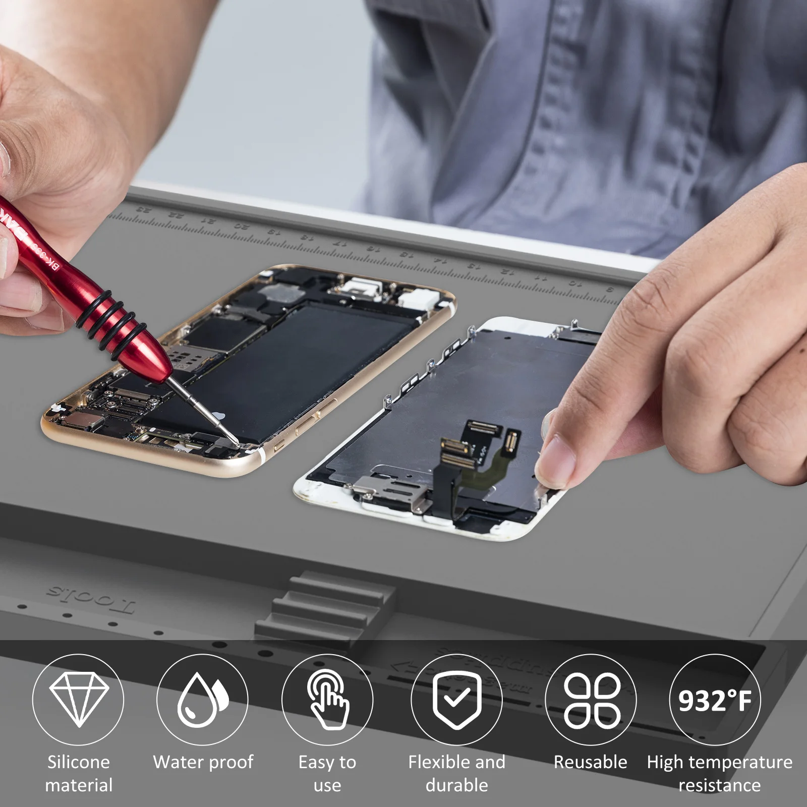 Soldering Station Mat Silicone - Bar Mat Rubber 评论和价格