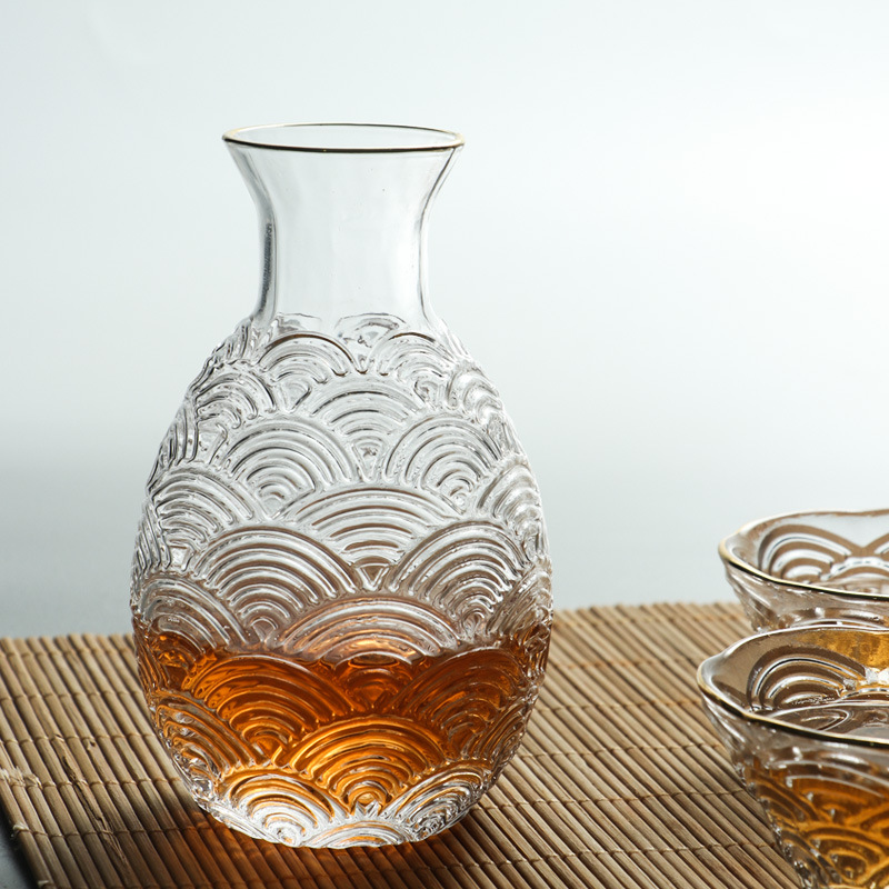 Japanese Hammer Sake Pot Set G - Home Bar Set 评论和价格