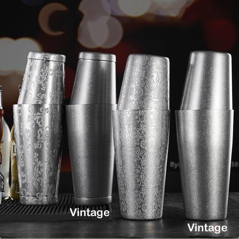 2 Pieces Boston Cocktail Shake - Boston Shaker Set 评论和价格
