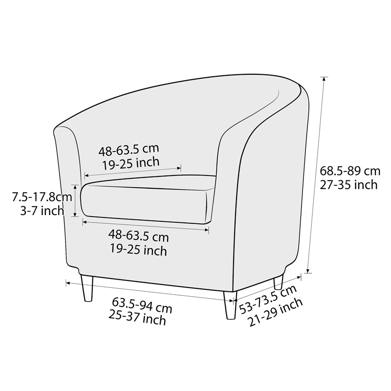 Solid Color Club Armchair Cove - Home Bar Lounge 评论和价格