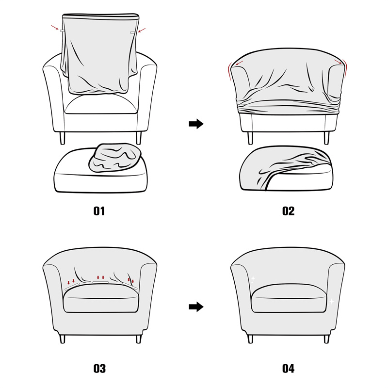 Solid Color Club Armchair Cove - Home Bar Lounge 评论和价格