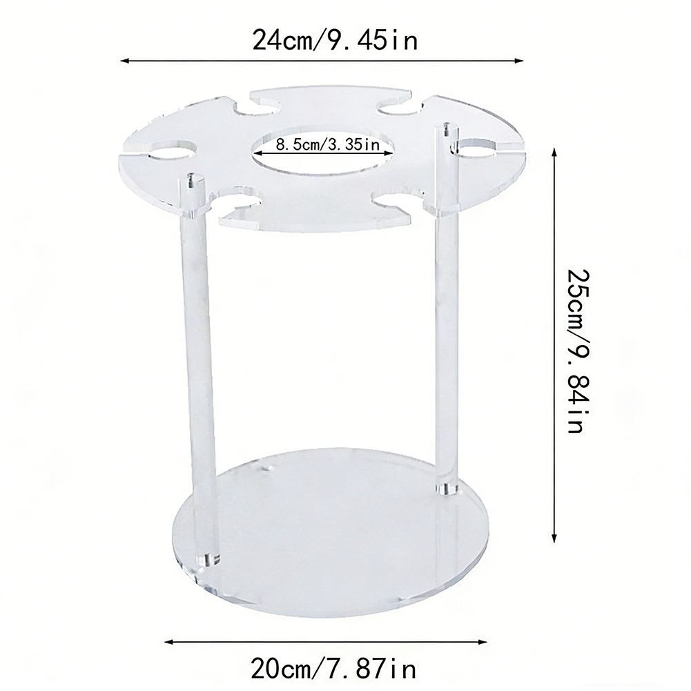 Transparent Wine Glass Rack 6  - Home Bar Stand 评论和价格