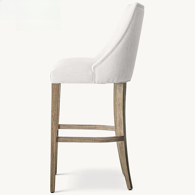 Light luxury solid wood bar ch - Home Bar Stools 评论和价格
