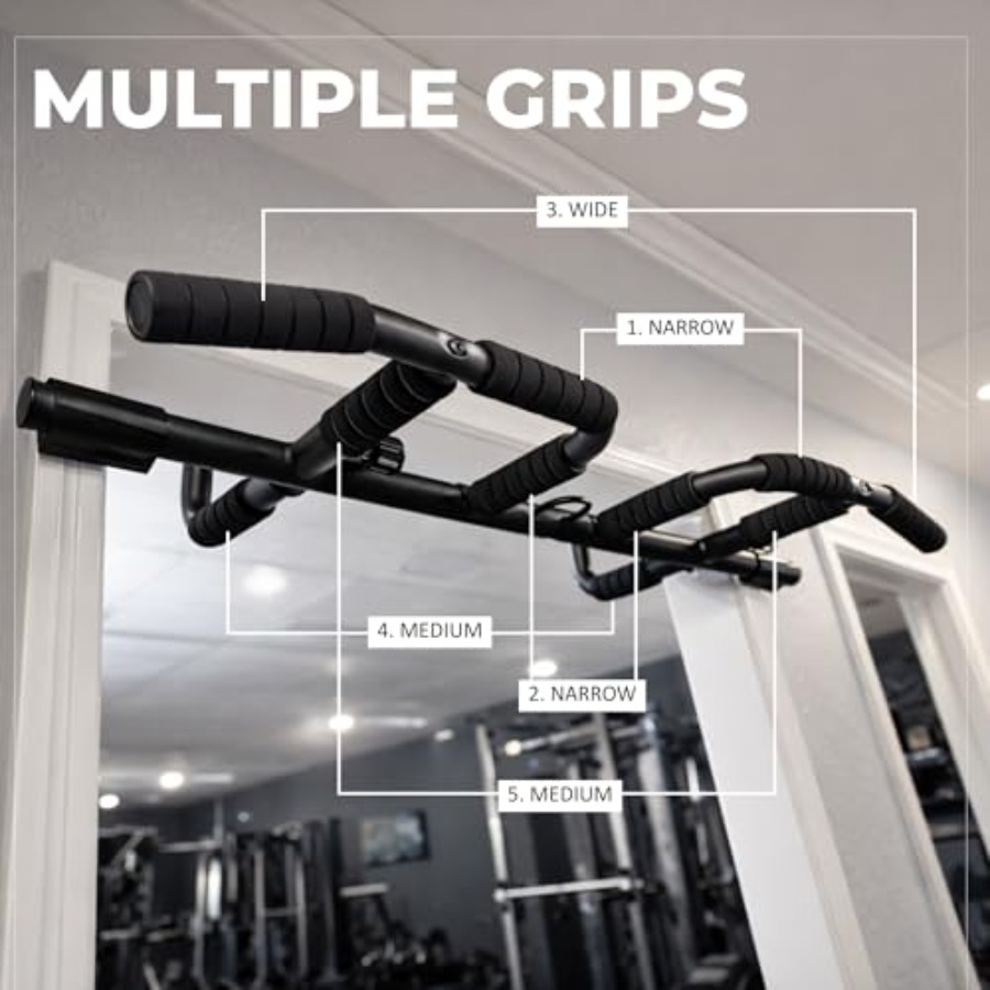 Doorway Pull Up Bar Set with S - Home Bar Set 评论和价格