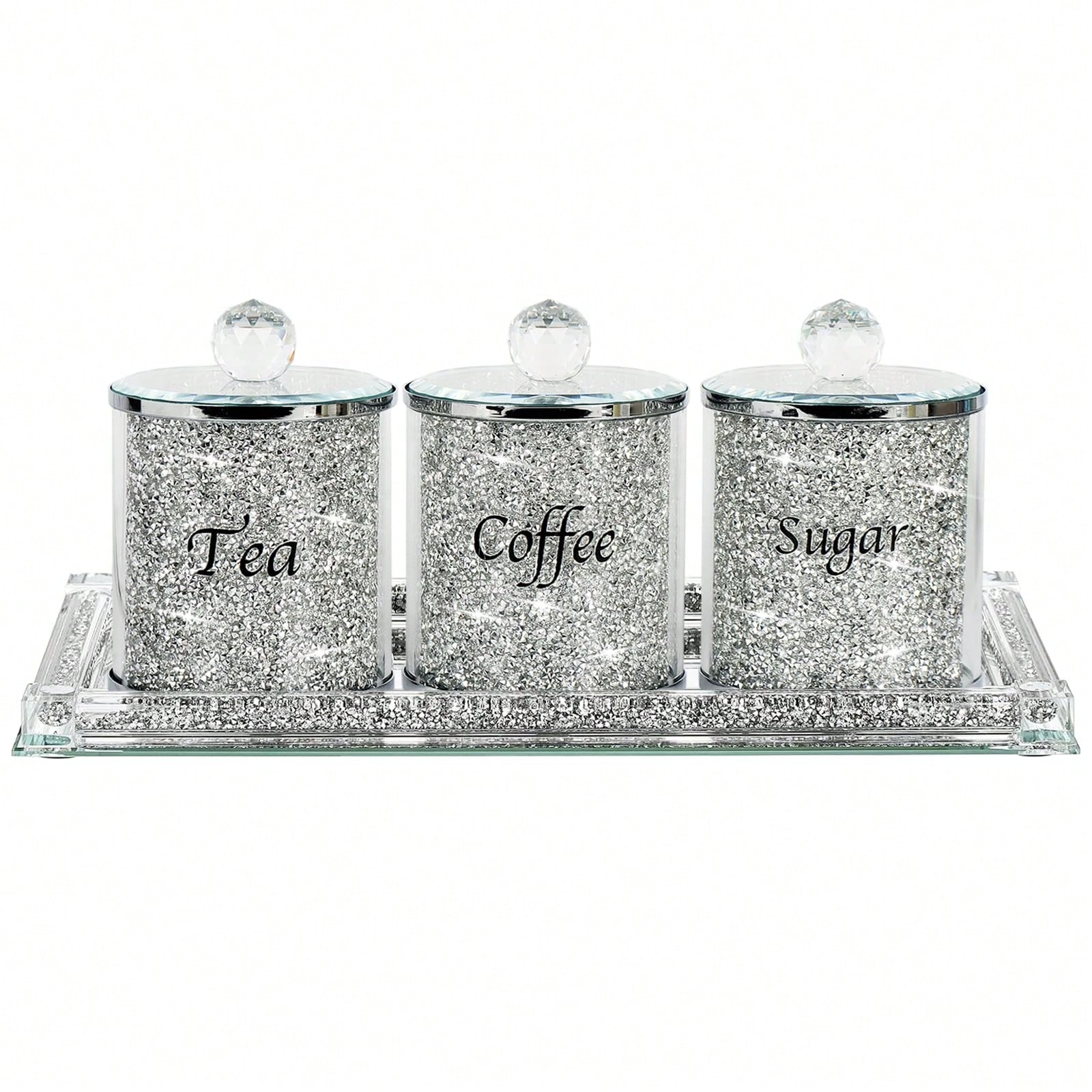 Coffee Sugar Tea Canister Set  - Home Bar Set 评论和价格