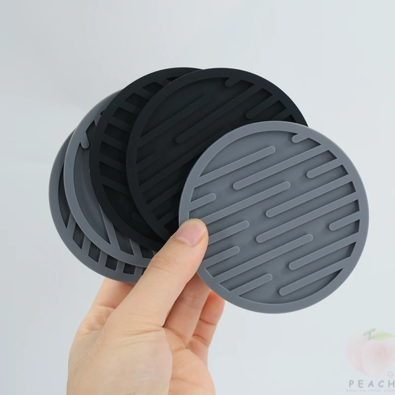 10cm Silicone Coasters Round H - Bar Mat Rubber 评论和价格