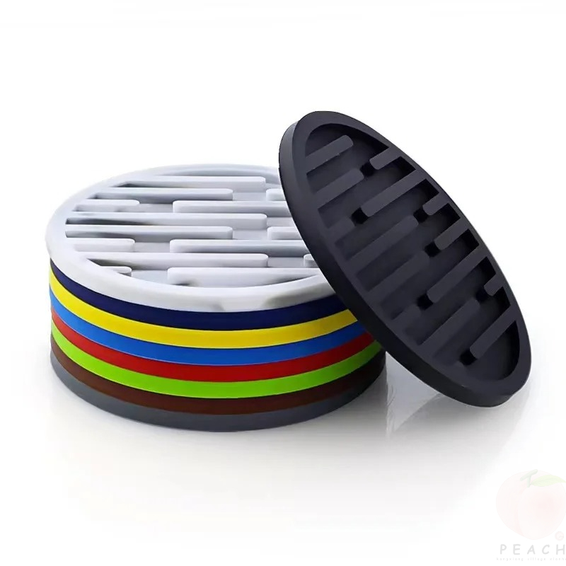 10cm Silicone Coasters Round H - Bar Mat Rubber 评论和价格
