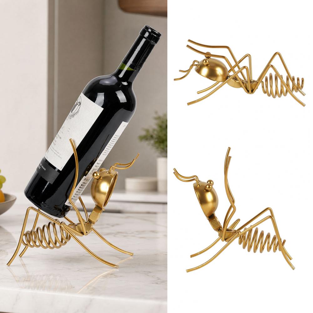 Solid Metal Wine Stand Unique  - Home Bar Stand 评论和价格