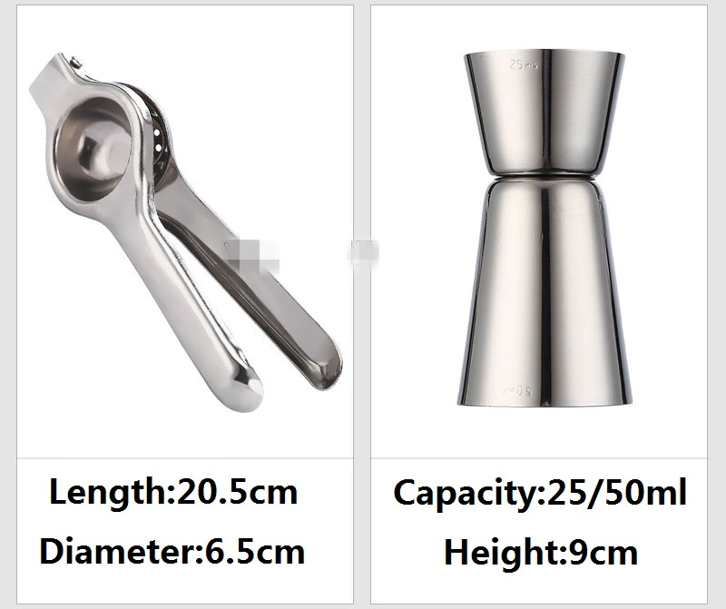Cocktail Shaker Bar Set Stainl - Boston Shaker Set 评论和价格