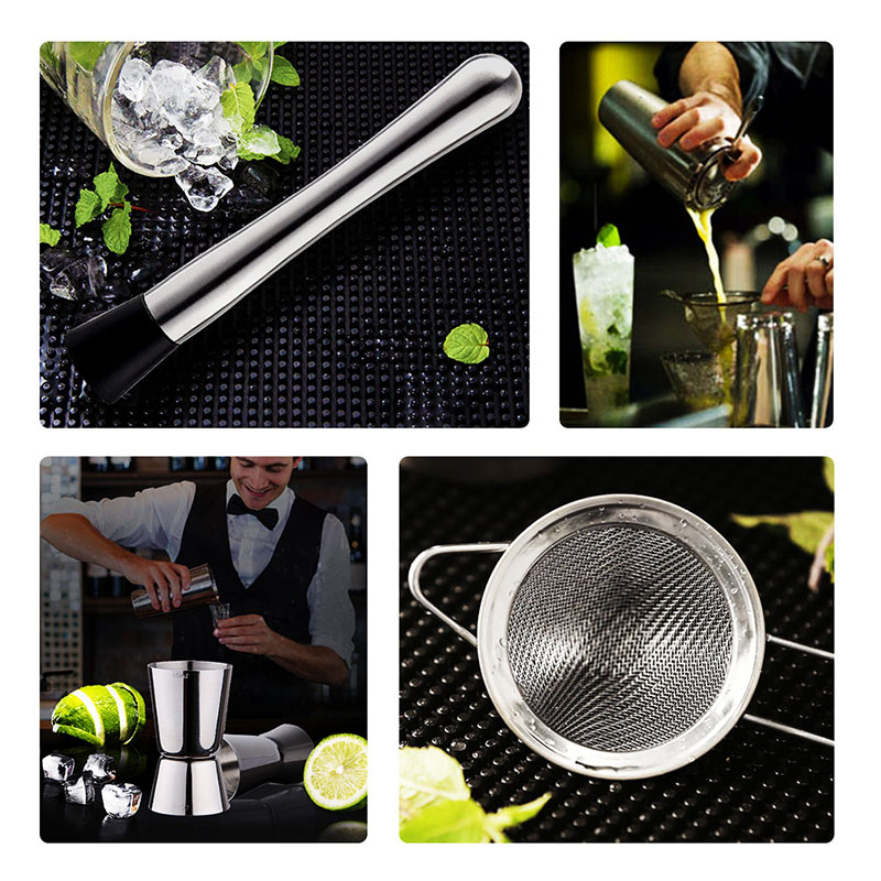 13Pcs/Set Stainless Steel Cock - Boston Shaker Set 评论和价格