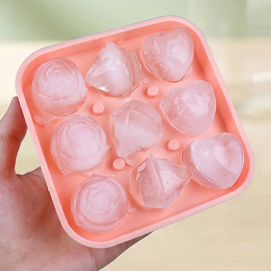 4pcs Rose Heart Diamond Ice Cu - Citrus Juicer Bar 评论和价格