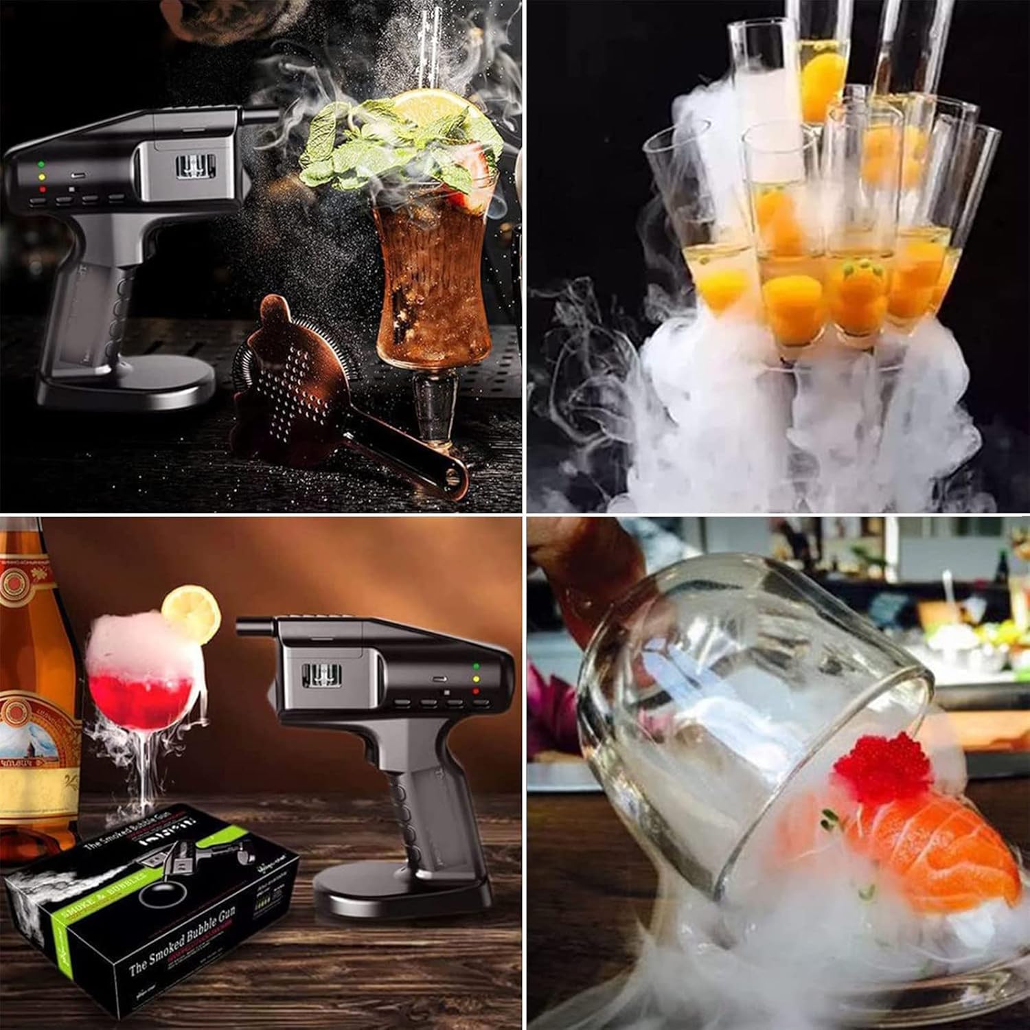 Professional Portable Cocktail - Smoking Gun Kit 评论和价格