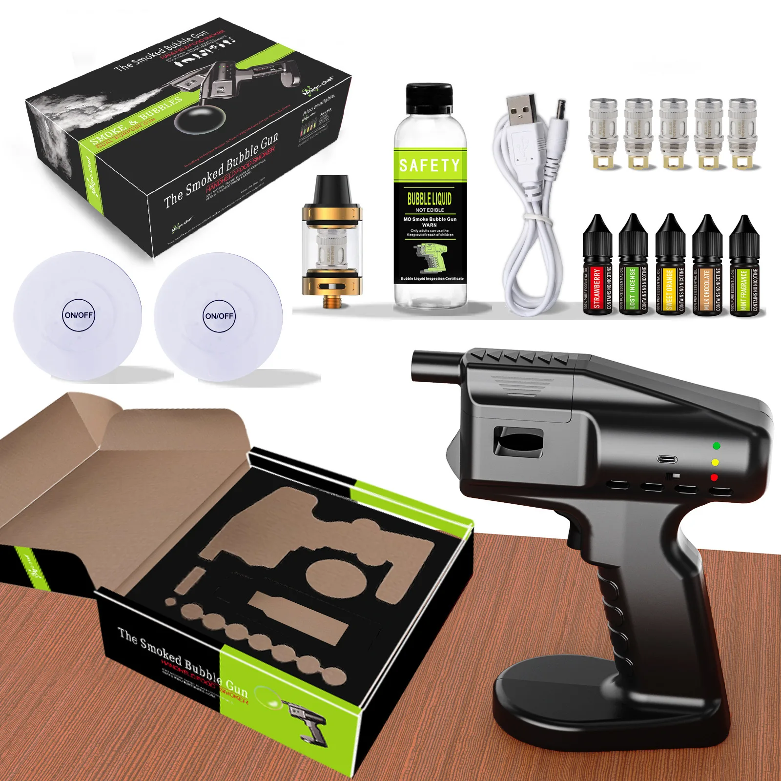 Electric USB Flavour Blaster F - Smoking Gun Kit 评论和价格