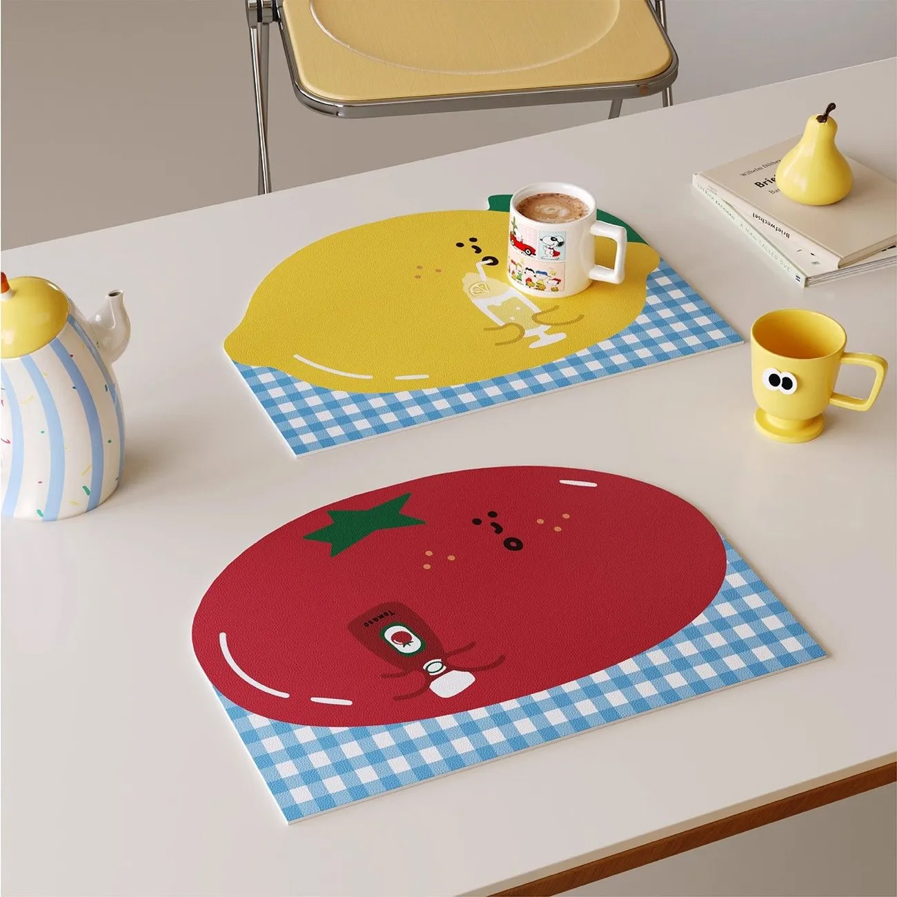 Cartoon Leather Water Proof He - Bar Mat Rubber 评论和价格