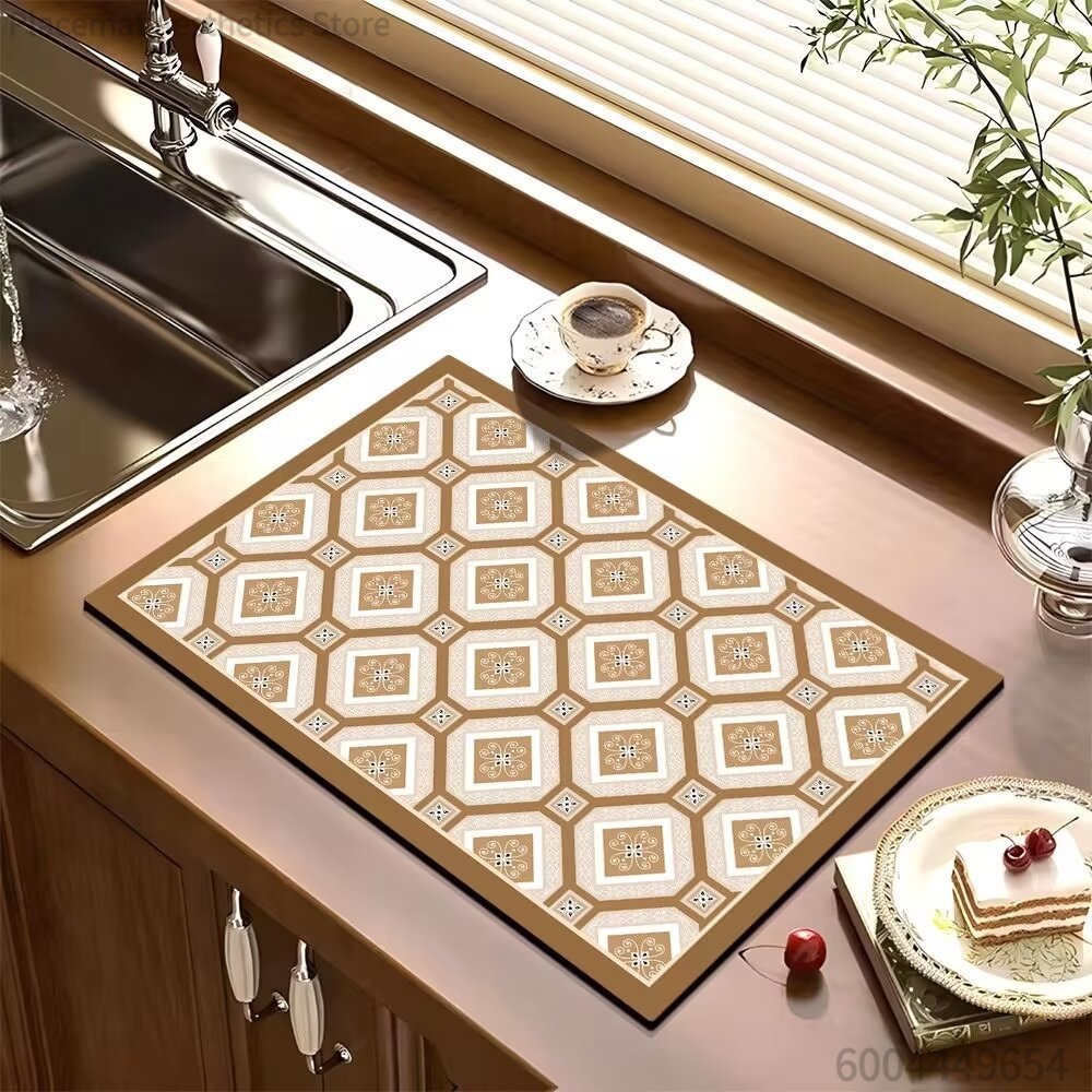 Kitchen Countertop Draining Ma - Bar Mat Rubber 评论和价格